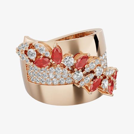 Fiora Ruby Jewelry Ring